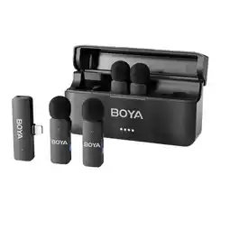 MediaMarkt Boya By-v4d - 2.4ghz Four-channel Wireless Mic With Lightning Plug Microfoon Zwart aanbieding
