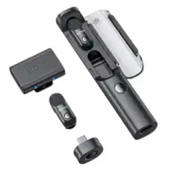 MediaMarkt Boya Magic 03 Wireless Mic – 2 Tx + Rx Type-c & 3.5mm Incl. Charging Case Microfoon Zwart aanbieding