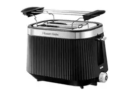 MediaMarkt Russell Hobbs Brontë 2 Snedes Broodrooster Zwart aanbieding