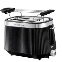MediaMarkt Russell Hobbs Brontë 2 Snedes Broodrooster Zwart aanbieding