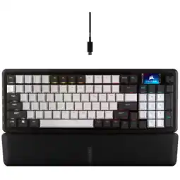 MediaMarkt Corsair Vanguard 96 Dual Tone - Us-qwerty Bedraad Gamingtoetsenbord Zwart aanbieding