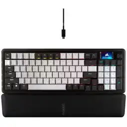 MediaMarkt Corsair Vanguard 96 Dual Tone - Us-qwerty Bedraad Gamingtoetsenbord Zwart aanbieding