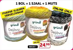 Boekenvoordeel 1 bol = 1 sjaal + 1 muts aanbieding