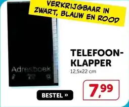 Boekenvoordeel Telefoonklapper aanbieding