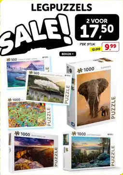 Boekenvoordeel Legpuzzels aanbieding