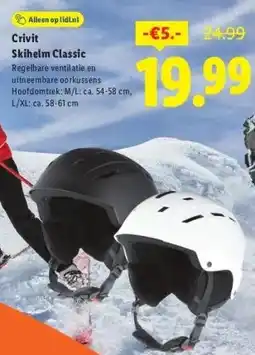 Lidl Crivit Skihelm Classic aanbieding