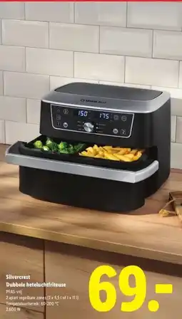 Lidl Silvercrest Dubbele heteluchtfriteuse aanbieding