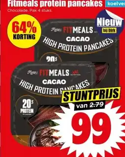 Dirk Fitmeals protein pancakes aanbieding