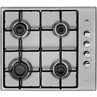 MediaMarkt OK. OBH463126 Kookplaat - Inbouw - Gas - breedte 58 cm aanbieding