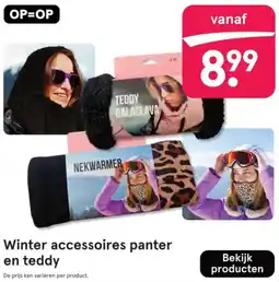 Etos Winter accessoires panter en teddy aanbieding