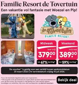 Etos Familie Resort de Tovertuin aanbieding