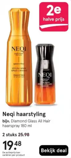 Etos Neqi haarstyling aanbieding