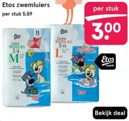 Etos Etos zwemluiers aanbieding