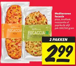 Nettorama Mediterraneo focaccia aanbieding