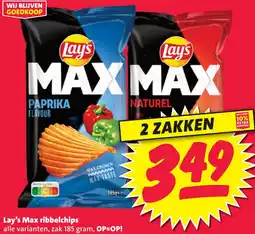 Nettorama Lay's Max ribbelchips aanbieding