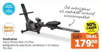 Beter sport Roeitrainer Focus Fitness Row 2.5 iPlus