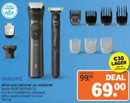 Albert Heijn Philips All-in-one trimmer en oneblade aanbieding