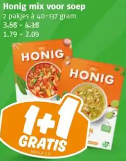 Poiesz Honig mix voor soep aanbieding