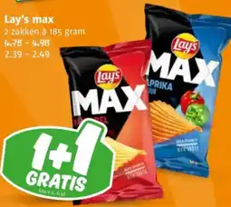 Poiesz Lay's max aanbieding
