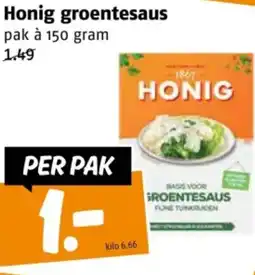 Poiesz Honig groentesaus aanbieding