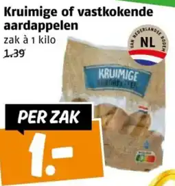 Poiesz Kruimige of vastkokende aardappelen aanbieding
