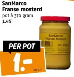 Poiesz SanMarco Franse Mosterd aanbieding