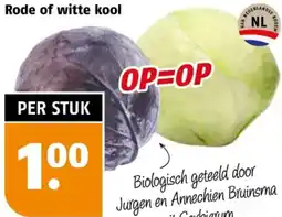 Poiesz Rode of witte kool aanbieding