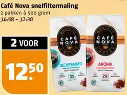 Poiesz Café Nova snelfiltermaling aanbieding