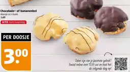 Poiesz Chocolade of bananenbol aanbieding