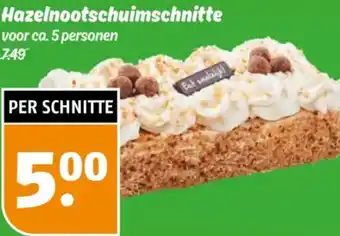 Poiesz Hazelnootschuimschnitte aanbieding