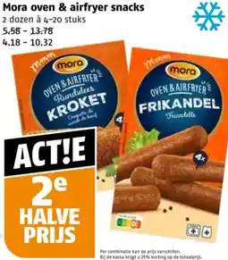 Poiesz Mora oven & airfryer snacks aanbieding