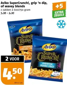 Poiesz Aviko SuperCrunch!, grip 'n dip, of wavey blends aanbieding