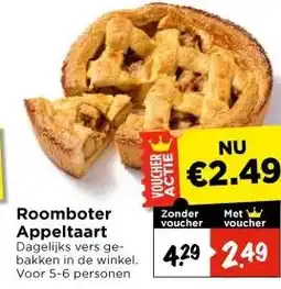Vomar Voordeelmarkt Roomboter Appeltaart aanbieding