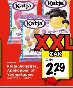 Vomar Voordeelmarkt Katja Biggetjes, Apekoppen of Yoghurtgums aanbieding