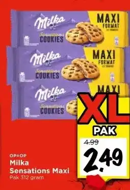 Vomar Voordeelmarkt Milka Sensations Maxi aanbieding
