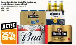Poiesz Hertog Jan, Hertog Jan 0.0%, Hertog Jan grand pilsener, Corona of Bud aanbieding