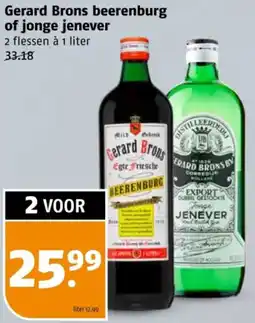 Poiesz Gerard Brons beerenburg of jonge jenever aanbieding