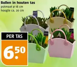 Poiesz Bollen in houten tas aanbieding
