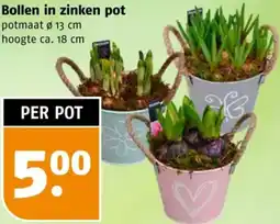Poiesz Bollen in zinken pot aanbieding