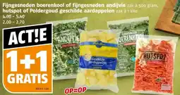 Poiesz Fijngesneden boerenkool of fijngesneden andijvie, hutspot of Poldergoud geschilde aardappelen aanbieding