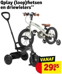 Kruidvat Qplay loop fietsen en driewielers aanbieding