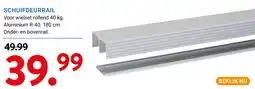 Kluswijs Schuifdeurrail aanbieding
