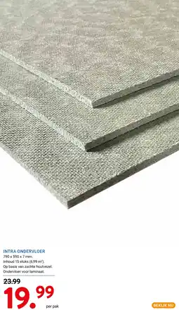 Kluswijs Intra ondervloer aanbieding