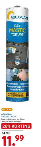 Kluswijs Aquaplan sagafill plus aanbieding