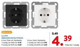 Kluswijs Q-link inbouwcontactdoos aanbieding