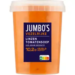 Jumbo Jumbo's Linzen Tomatensoep 500 g aanbieding