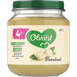 Jumbo Olvarit 4+ Maanden Bloemkool 125g aanbieding