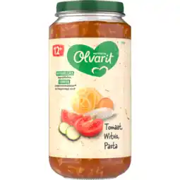 Jumbo Olvarit Tomaat Witvis Pasta 12+ Maanden 250 g aanbieding