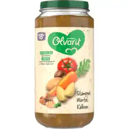 Jumbo Olvarit 18+ Maanden Stamppot Wortel Kalkoen 250g aanbieding