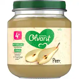 Jumbo Olvarit Peer 4+ Maanden 125 g aanbieding